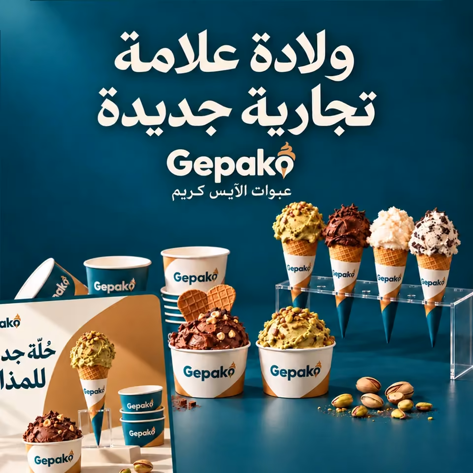 أكواب وأقماع مطبوعة من Gepako